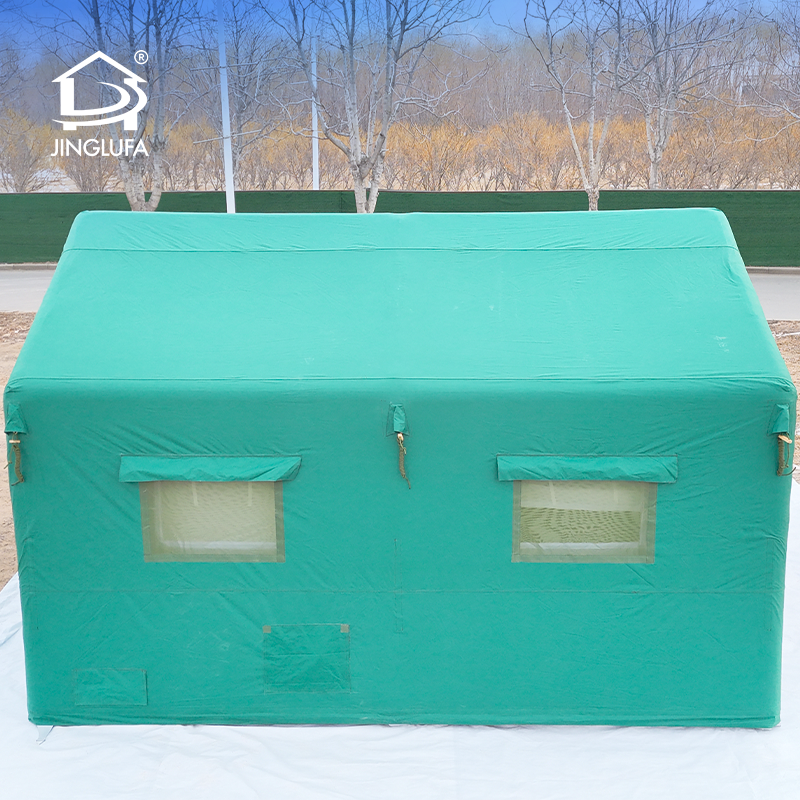 발전소 용 녹색 텐트