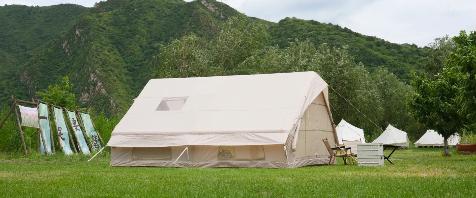 4-6 사람 팽창식 캠핑 텐트