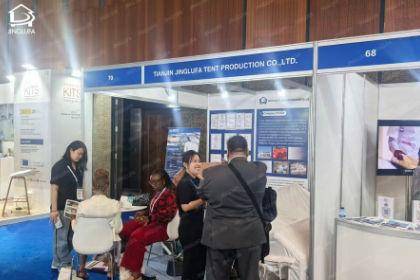 빅 아그네스 하이퍼 비드™텐트 디자인의 패브릭 돌파구